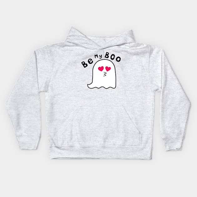 Be My Boo (Halloween) Kids Hoodie by MichellePhong